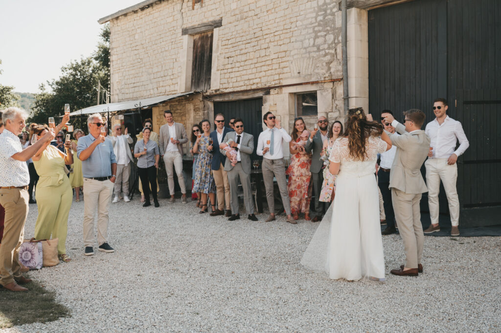 champagne moment destination wedding